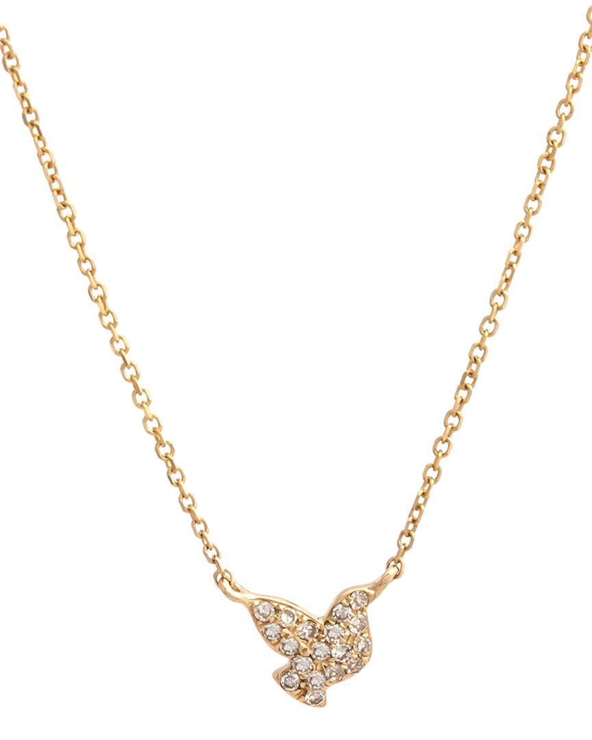 Diamond Select Cuts 0.05 Ct. Tw. Diamond 14k Necklace In Gold