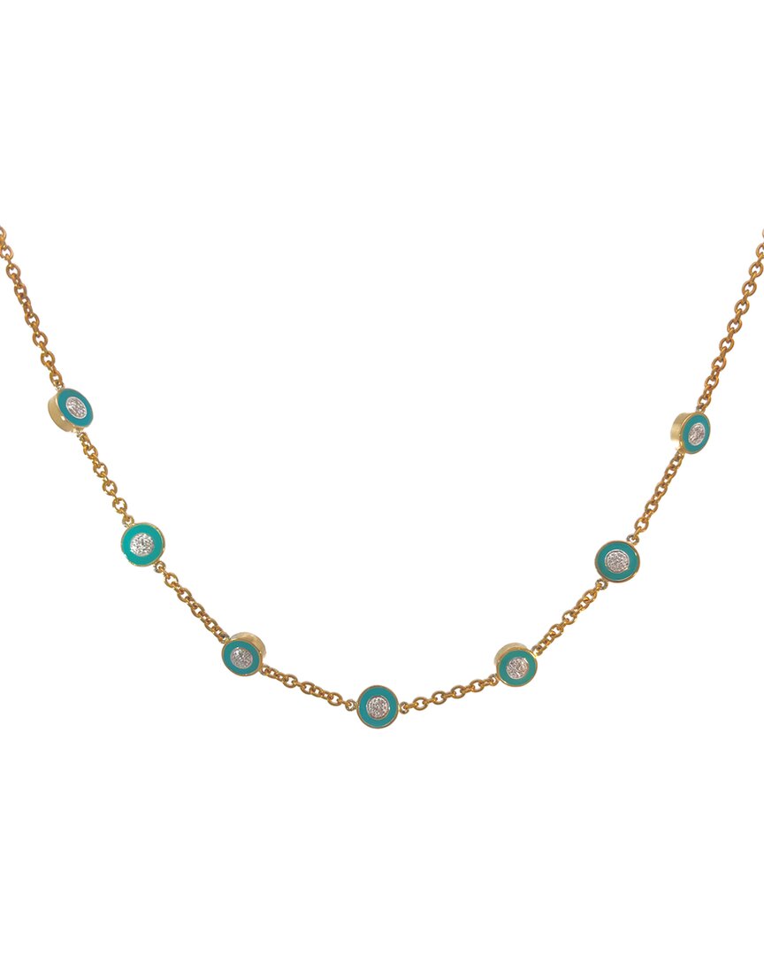 Diamond Select Cuts 0.13 Ct. Tw. Diamond Silver Necklace