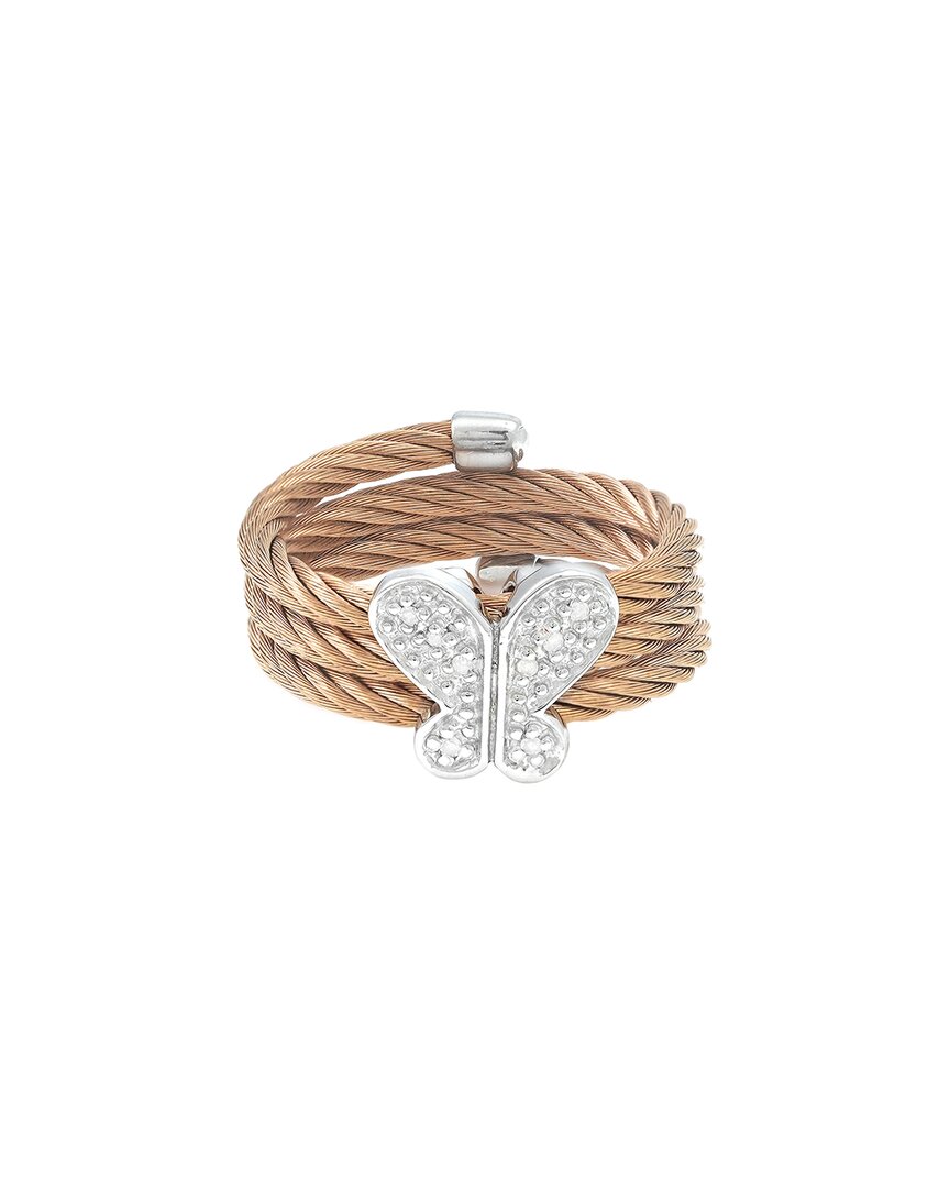 Diamond Select Cuts 0.05 Ct. Tw. Diamond Silver Ring