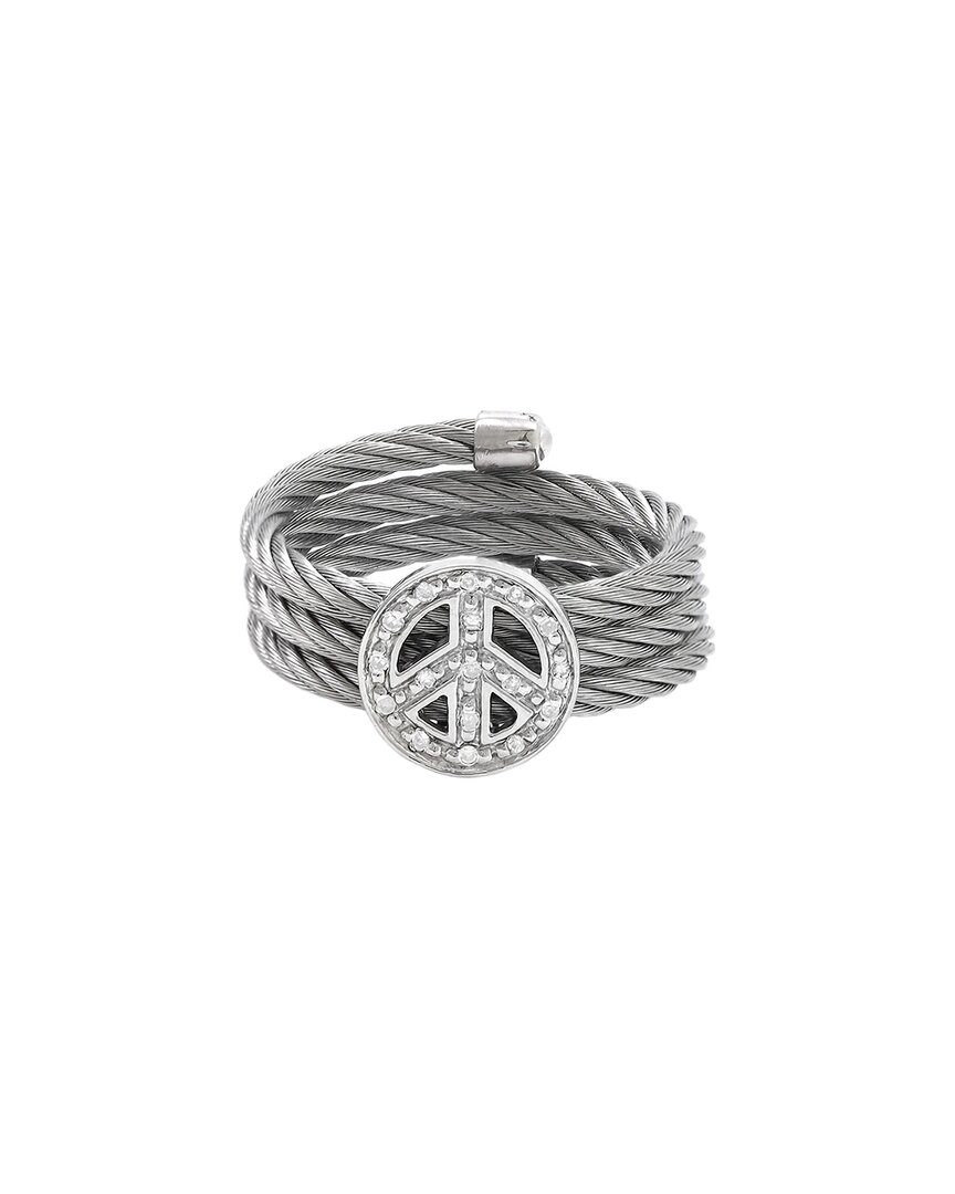 Diamond Select Cuts 0.05 Ct. Tw. Diamond Silver Ring