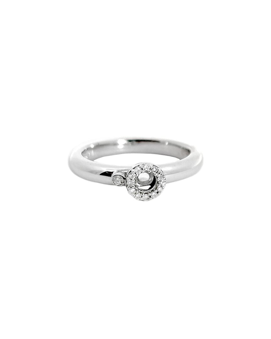 Diamond Select Cuts 0.07 Ct. Tw. Diamond Silver Ring In Silver