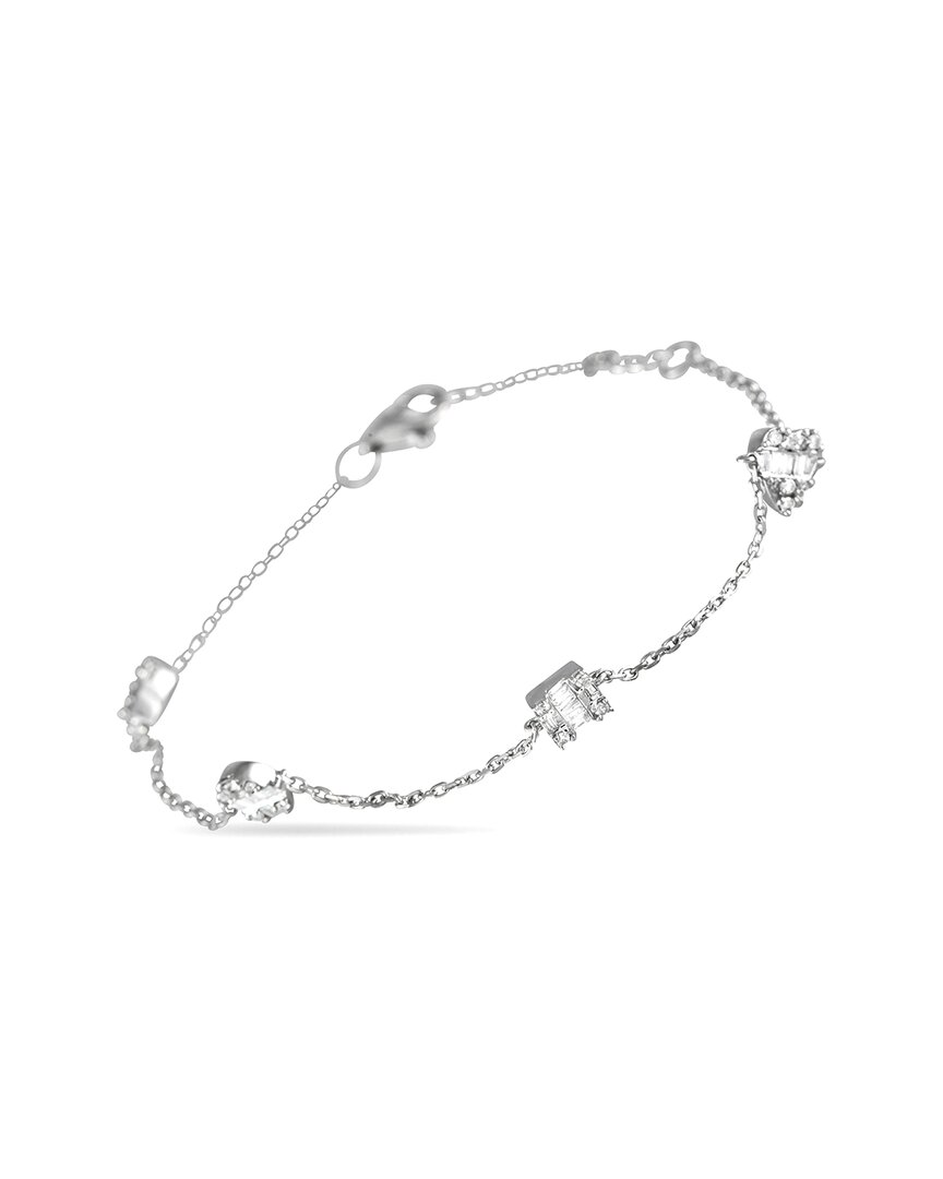 Diamond Select Cuts 14k 0.25 Ct. Tw. Diamond Bracelet In White