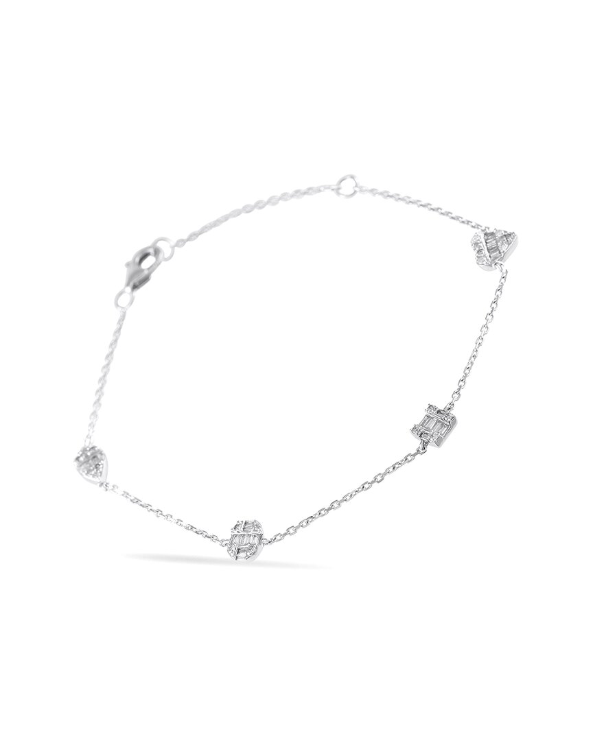 Diamond Select Cuts 14k 0.40 Ct. Tw. Diamond Bracelet In White