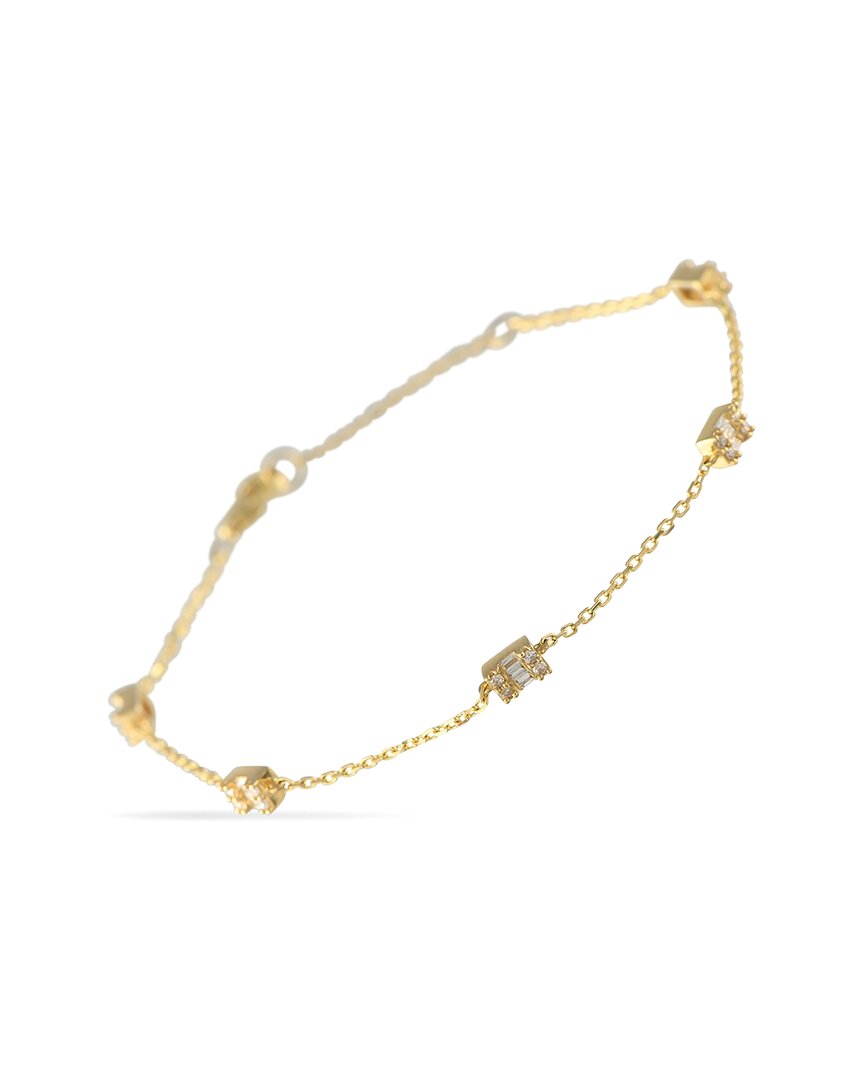 Diamond Select Cuts 14k 0.30 Ct. Tw. Diamond Bracelet In Gold