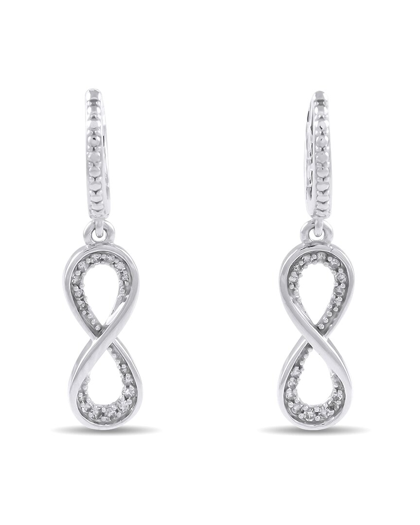Diamond Select Cuts 10k 0.13 Ct. Tw. Diamond Earring In White