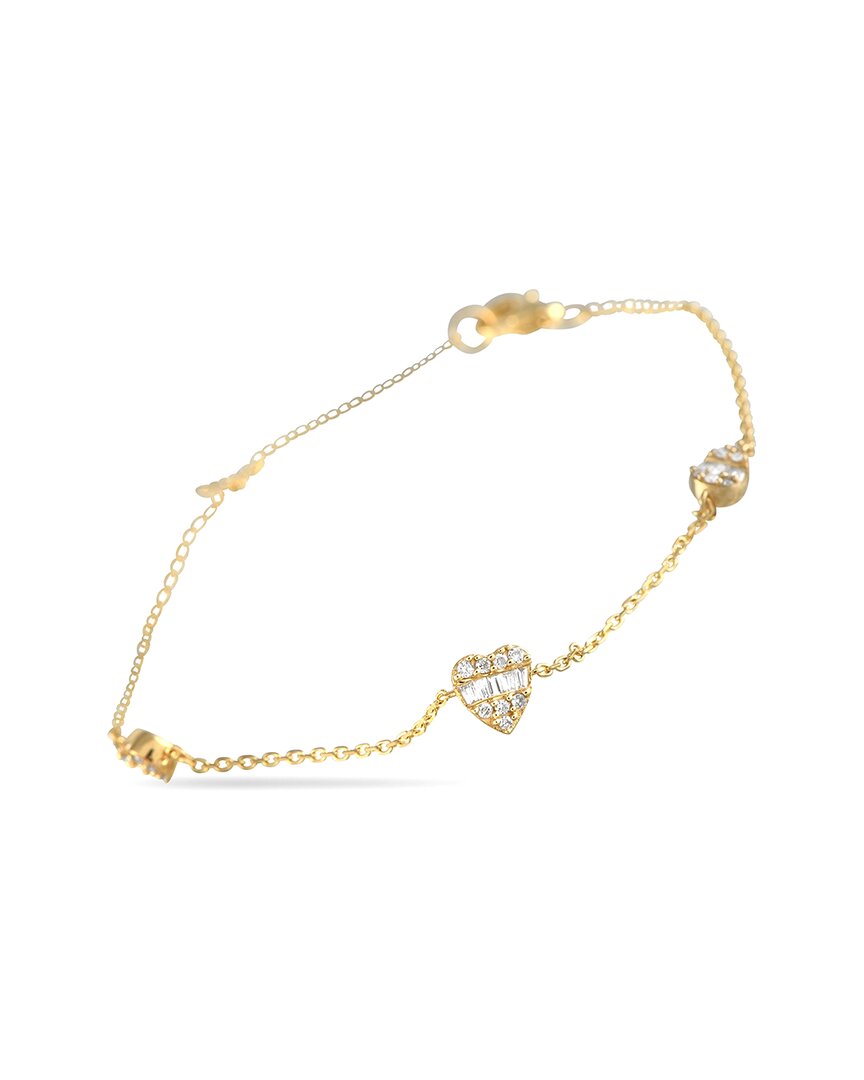 Diamond Select Cuts 14k 0.25 Ct. Tw. Diamond Bracelet In Gold