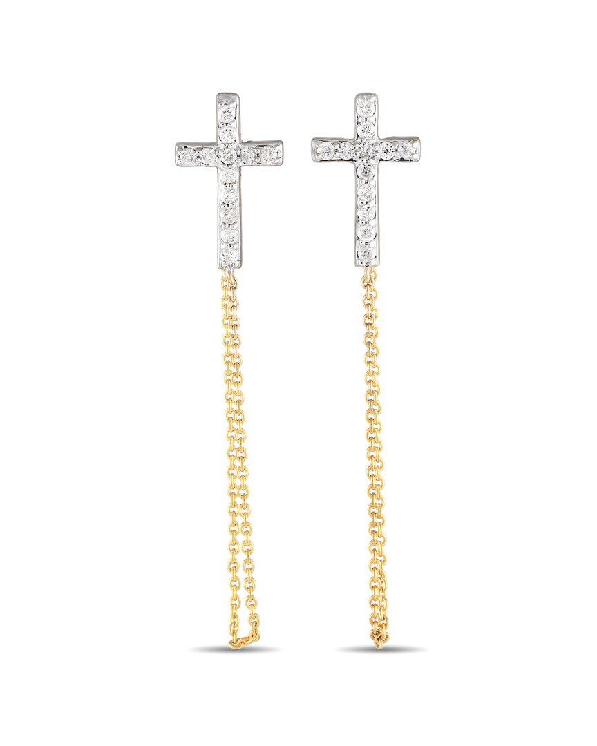 Diamond Select Cuts 10k 0.25 Ct. Tw. Diamond Earring In Gold