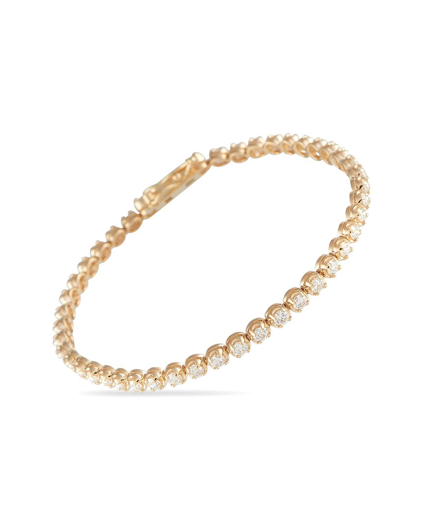 Lab Grown Diamonds 14k 3.40 Ct. Tw. Diamond Bracelet In Gold