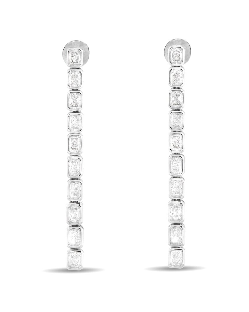 Diamond Select Cuts 18k 4.00 Ct. Tw. Diamond Earring In White