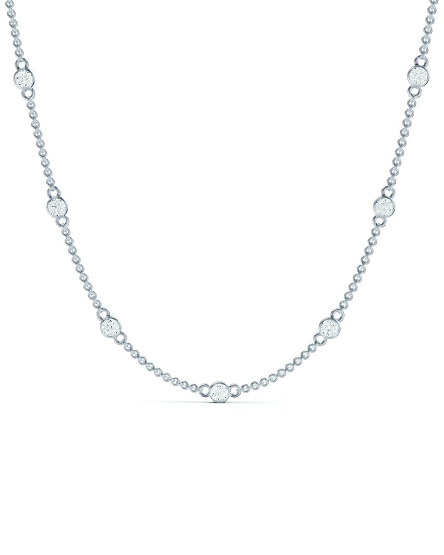 Lab Grown Diamonds 14k 2.00 Ct. Tw. Lab-grown Diamond Station Necklace