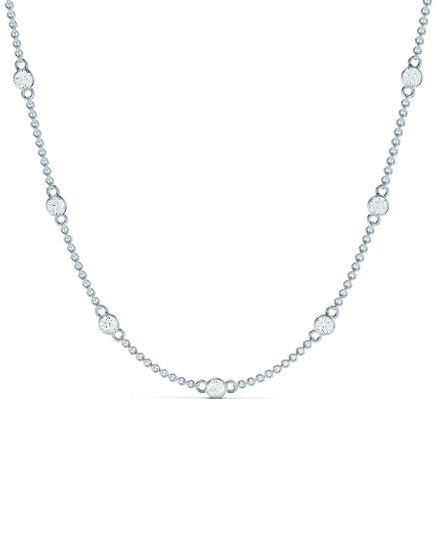 Lab Grown Diamonds 14k 4.00 Ct. Tw. Lab-grown Diamond Station Necklace