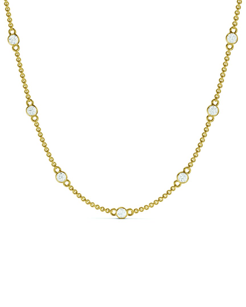Lab Grown Diamonds 14k 2.00 Ct. Tw. Lab-grown Diamond Station Necklace