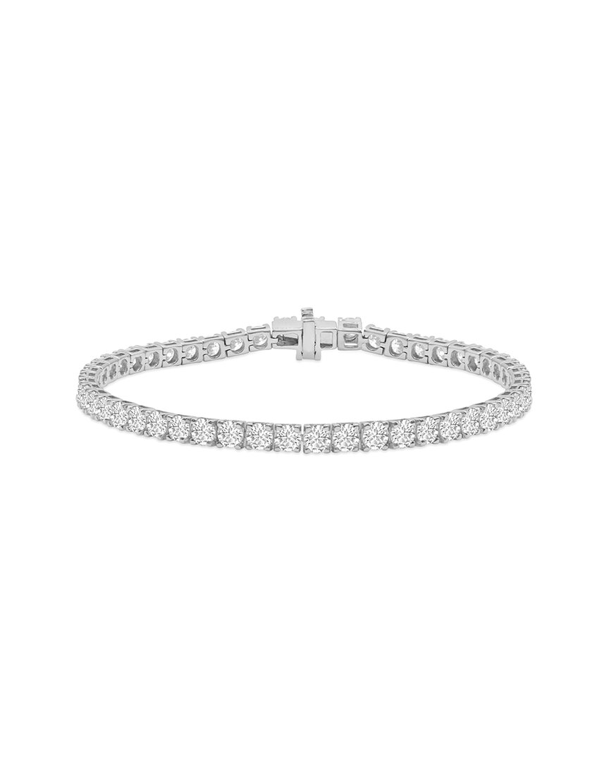 Lab Grown Diamonds 14k 10.00 Ct. Tw. Lab-grown Diamond Tennis Bracelet