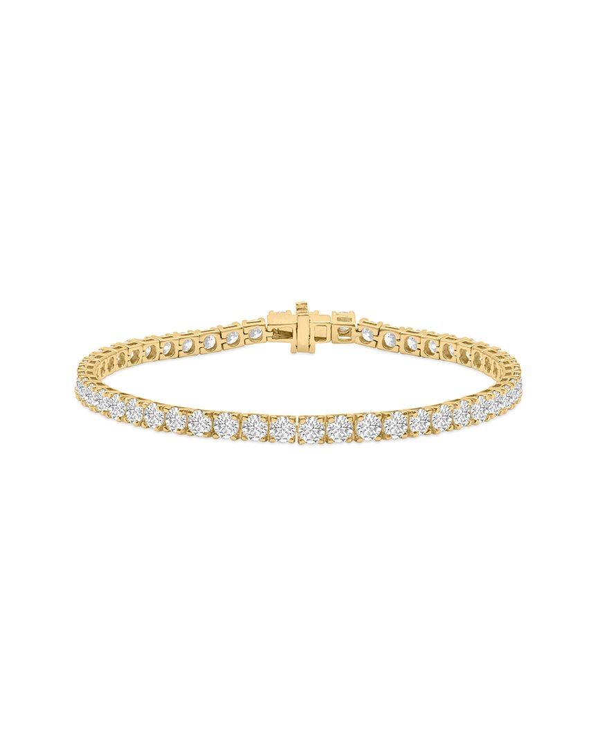 Lab Grown Diamonds 14k 10.00 Ct. Tw. Lab-grown Diamond Tennis Bracelet
