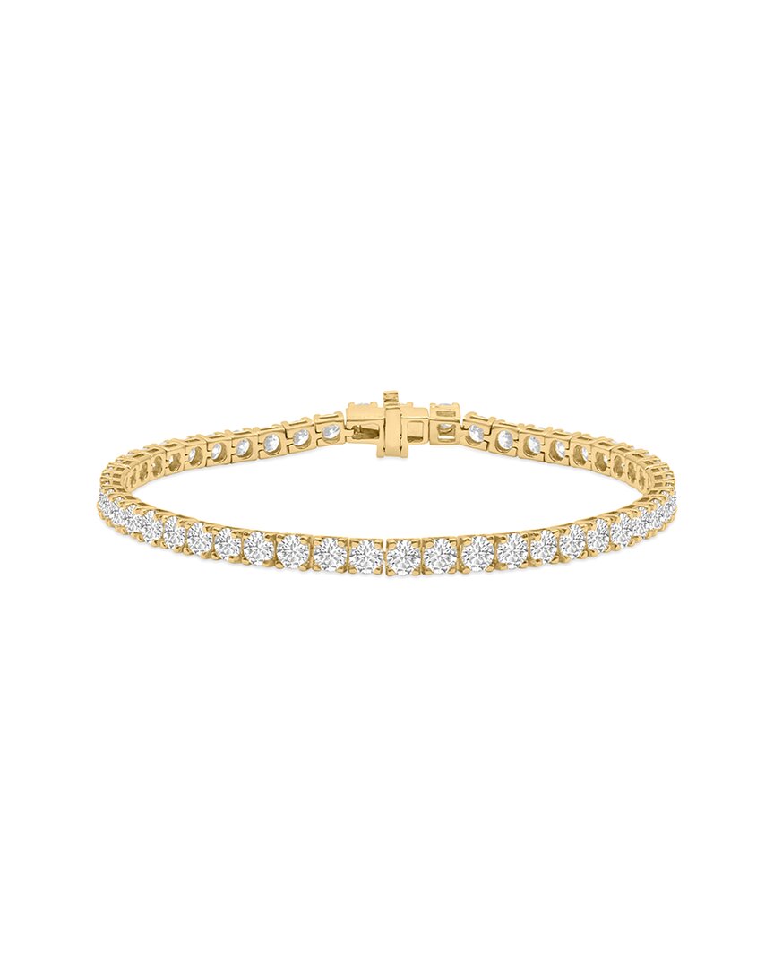 Lab Grown Diamonds 14k 10.00 Ct. Tw. Lab-grown Diamond Tennis Bracelet
