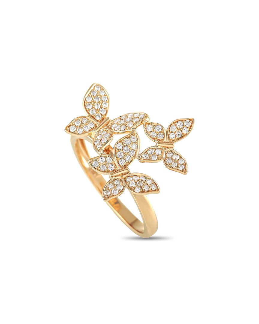 Shop Diamond Select Cuts 14k 0.30 Ct. Tw. Diamond Butterfly Ring