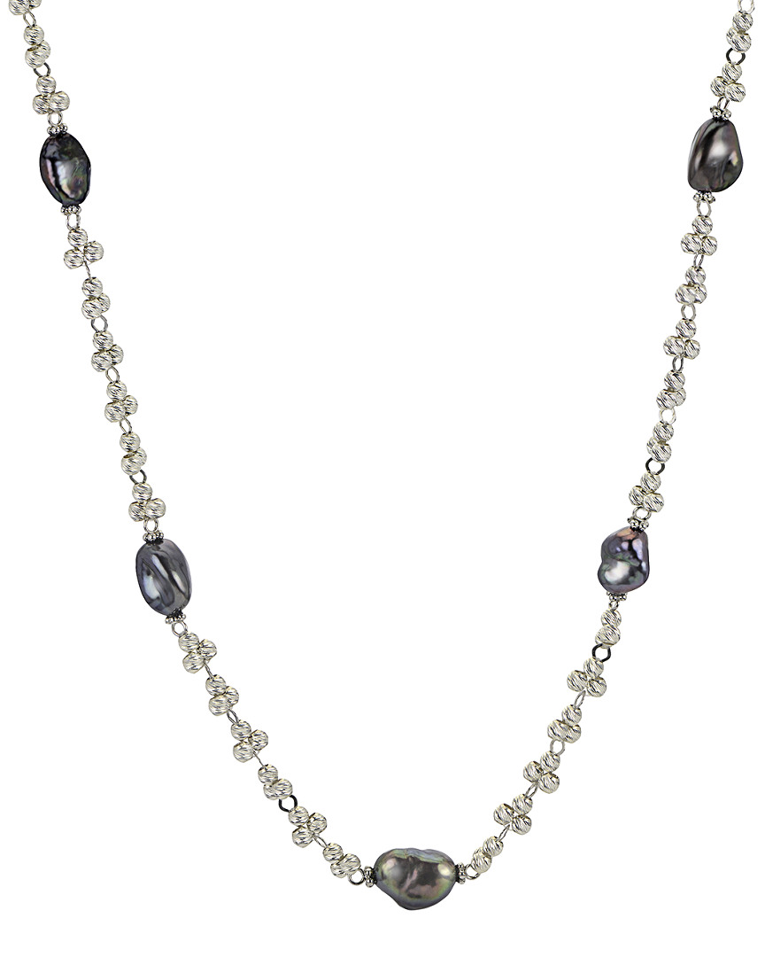 Pearls Imperial Silver 8-9mm Pearl Necklace