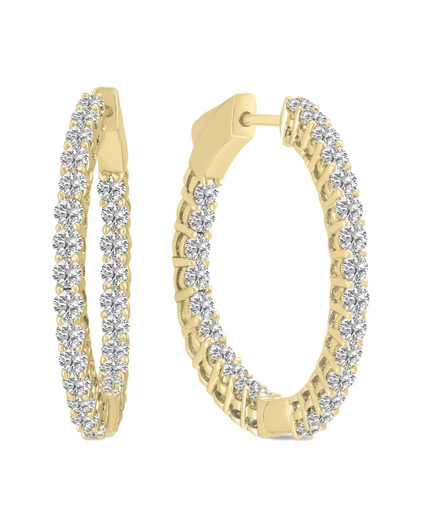 Shop Lab Grown Diamonds 14k 2.00 Ct. Tw. Lab Grown Diamond Hoops