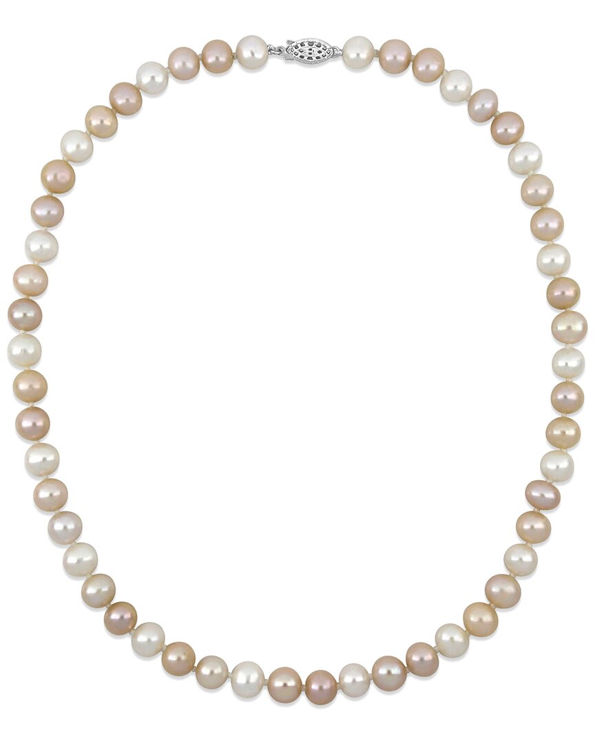 Pearls Silver 8-8.5mm Pearl Necklace