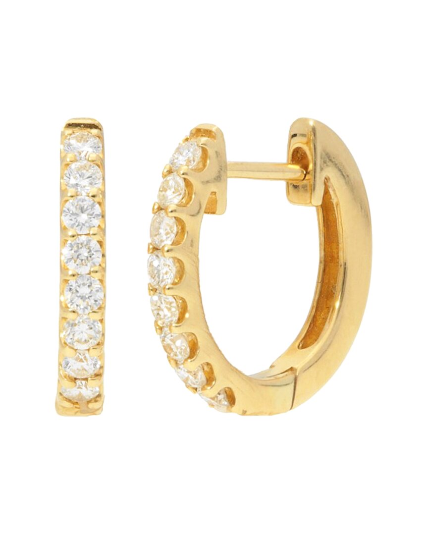 Nephora 14k 0.28 Ct. Tw. Diamond Huggie Earrings In Gold