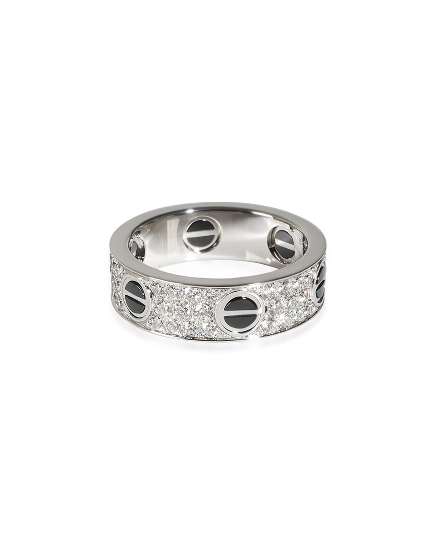 Cartier Love 18k 1.48 Ct. Tw. Diamond Ring (authentic Pre-loved) In Metallic