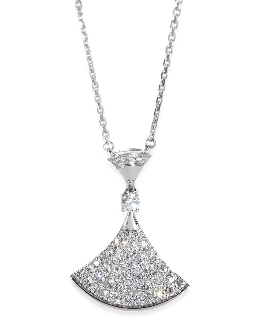 Bulgari Diva's Dream 18k 1.76 Ct. Tw. Diamond Pendant (authentic Pre-loved) In Brown