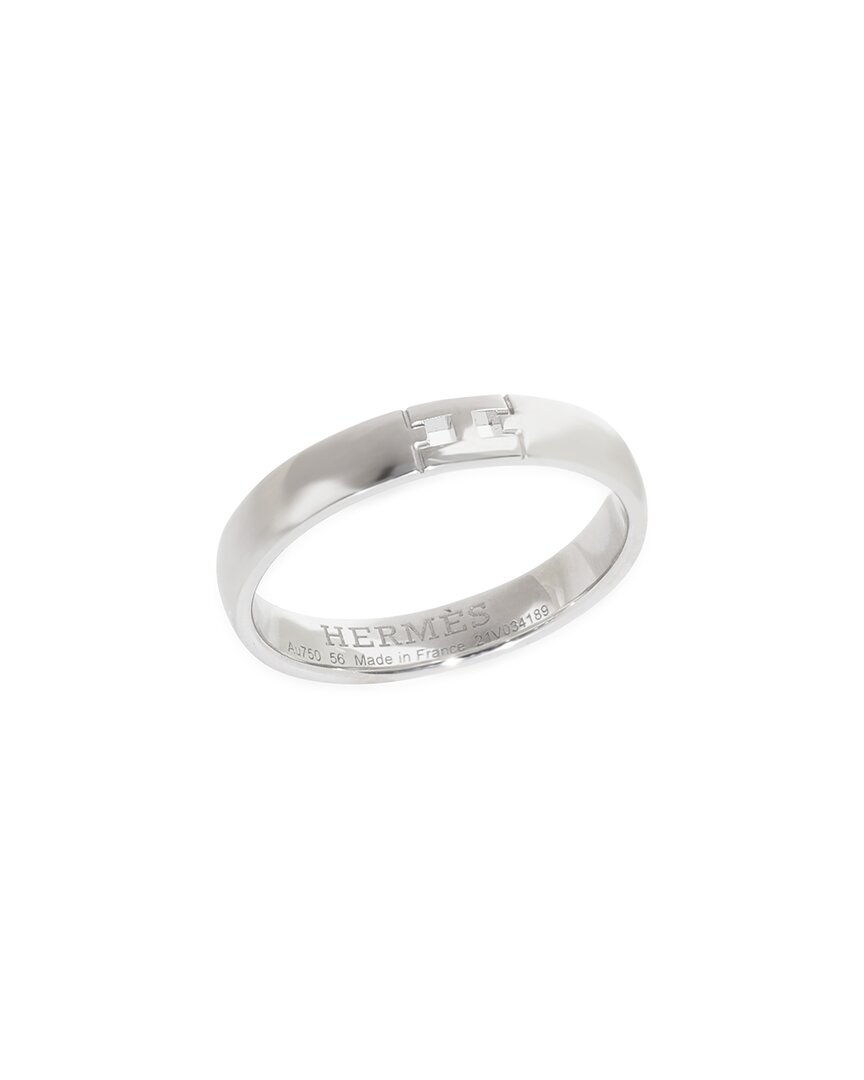Pre-owned Hermes Hermès Ever Herakles 18k Band (authentic Pre-loved)