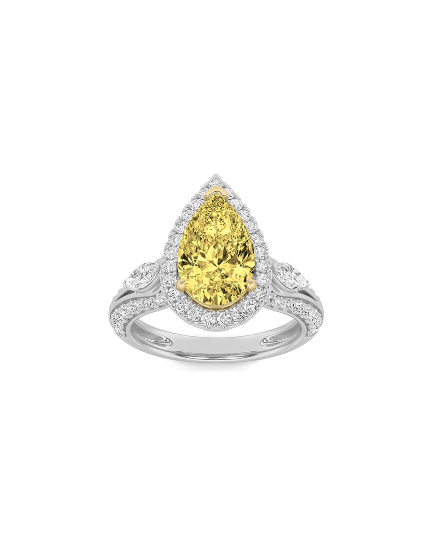 Lab Grown Diamonds 14k 3.00 Ct. Tw. Lab-grown Diamond Ring In Silver