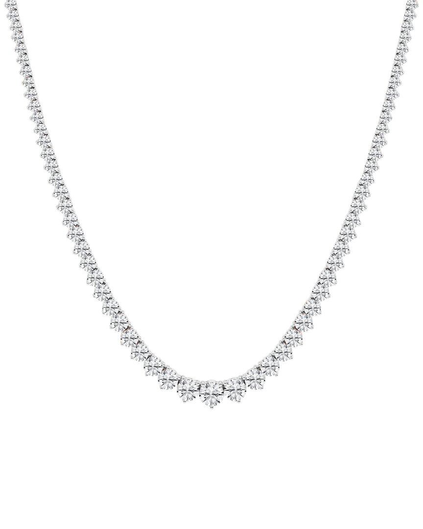 Lab Grown Diamonds 14k 12.00 Ct. Tw. Lab-grown Diamond Riviera Necklace
