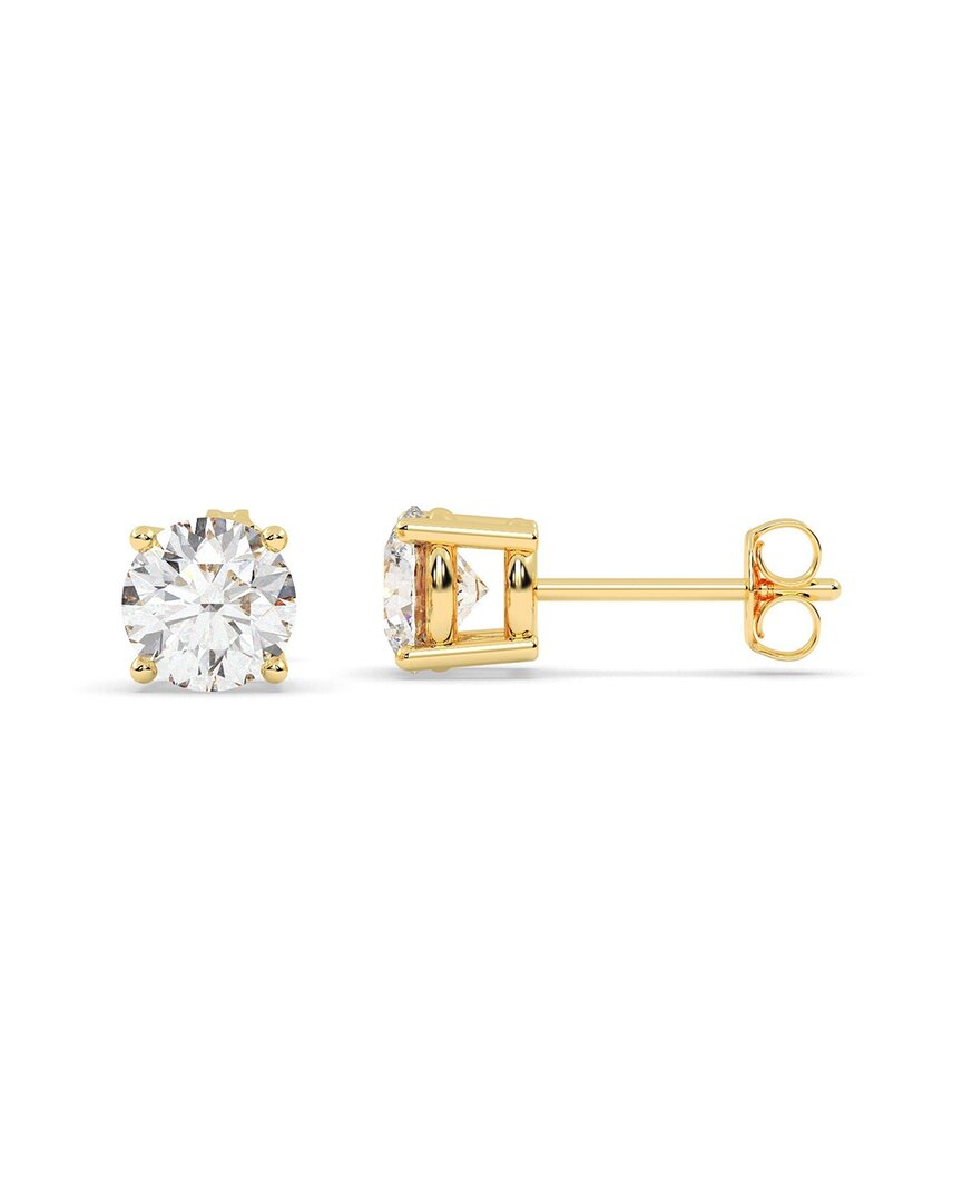 Lab Grown Diamonds 14k 0.00 Ct. Tw. Lab-grown Diamond Earrings