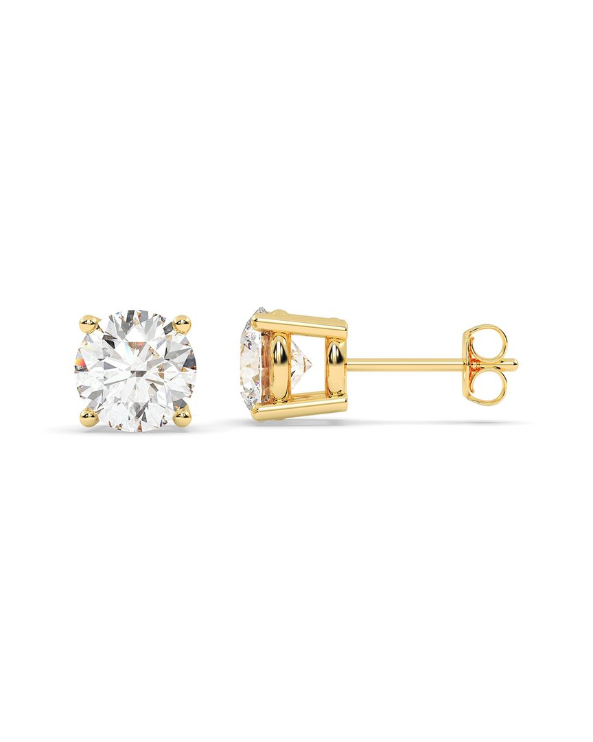 Lab Grown Diamonds 14k 0.00 Ct. Tw. Lab-grown Diamond Earrings