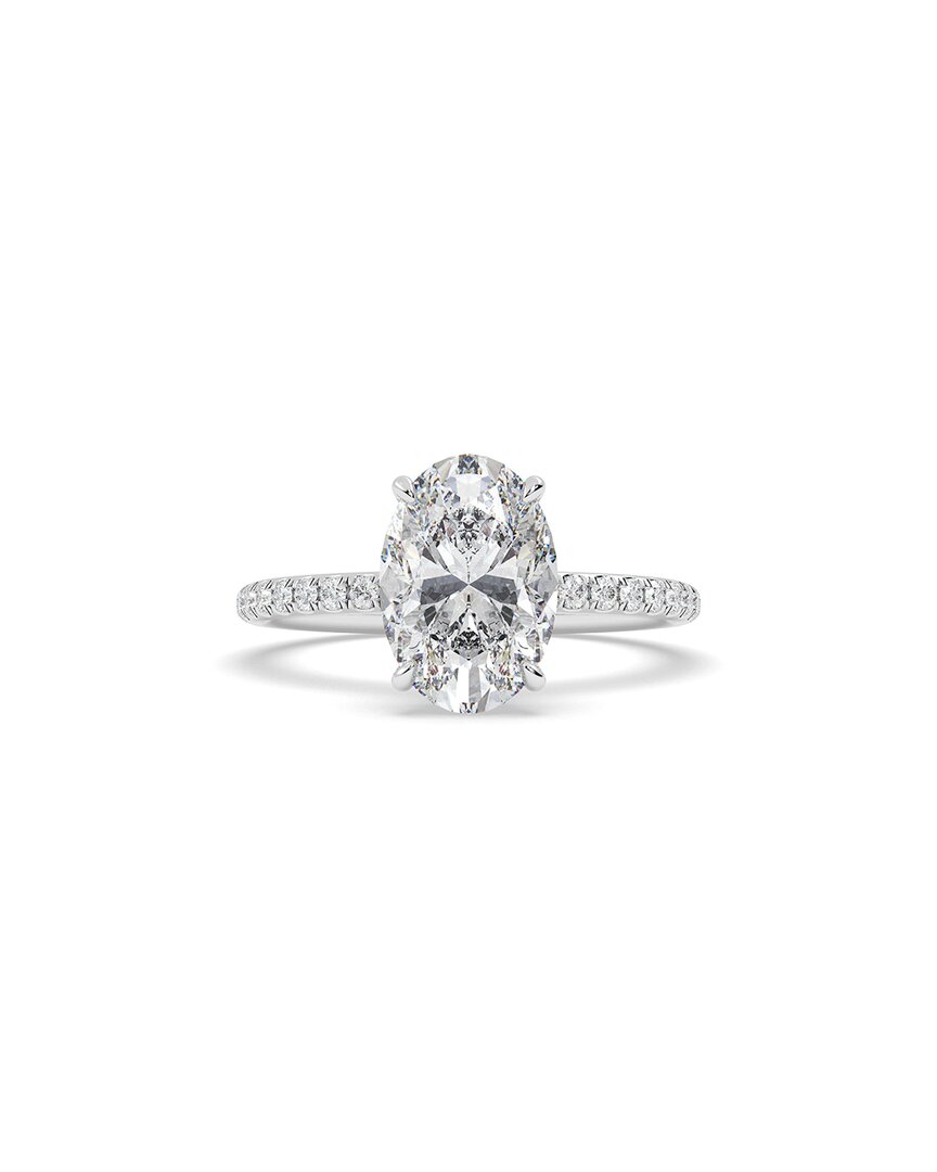 Lab Grown Diamonds 14k 2.00 Ct. Tw. Lab-grown Diamond Ring In Metallic