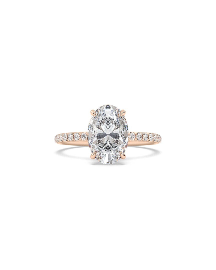 Lab Grown Diamonds 14k Rose Gold 2.00 Ct. Tw. Lab-grown Diamond Ring In Gold