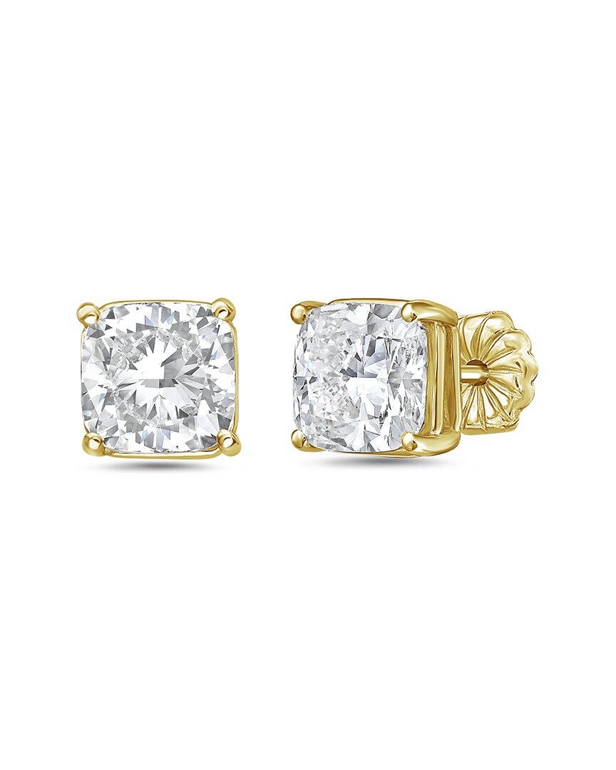 Diana M Lab Grown Diamonds 14k 5.00 Ct. Tw. Stud Earring In Gold
