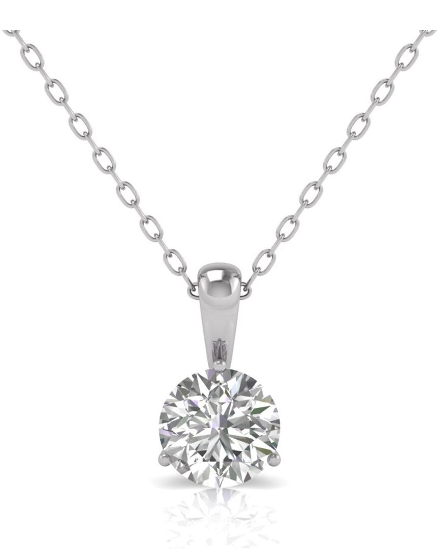 Diana M Lab Grown Diamonds Lgpdsl-4 Wg In Metallic