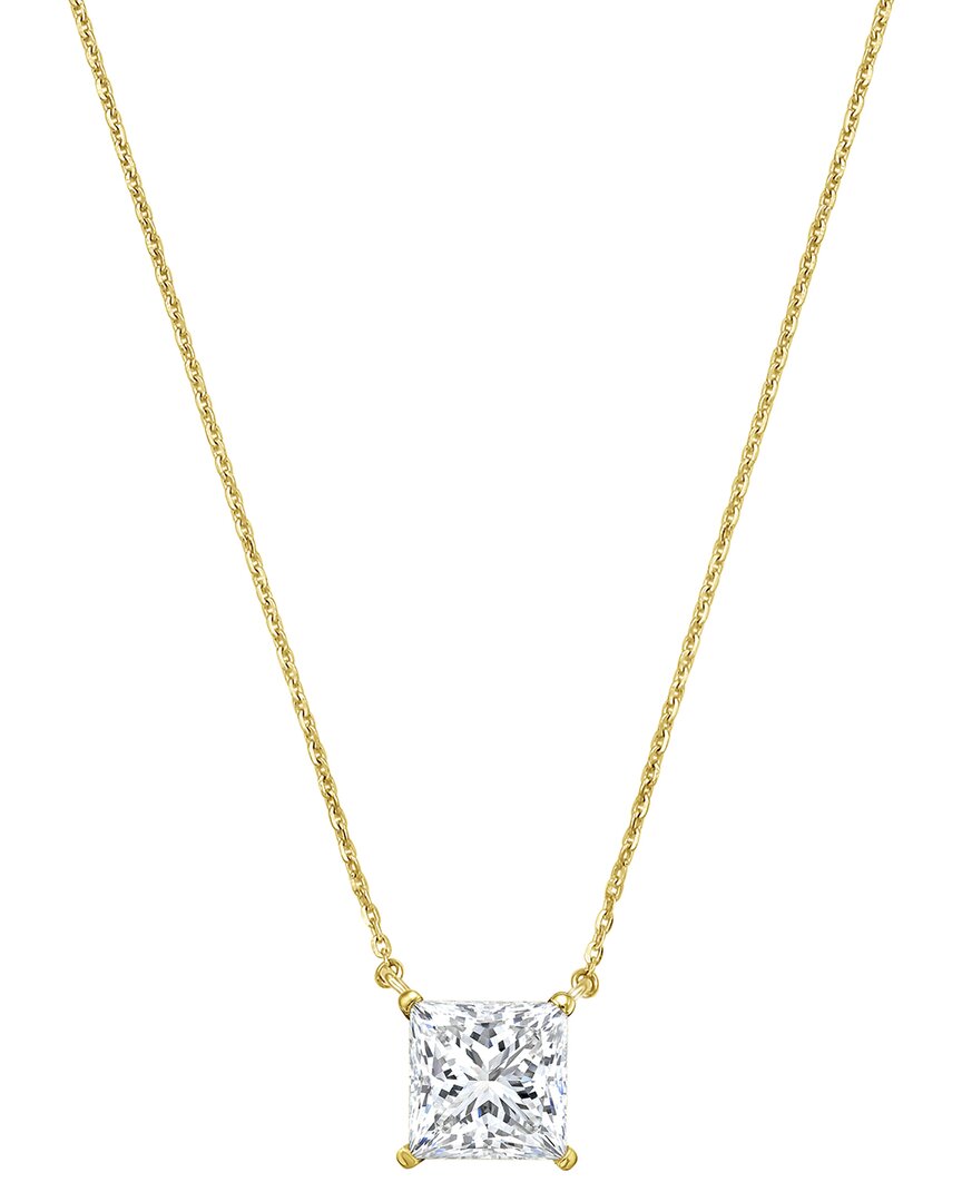 Diana M Lab Grown Diamonds Lgdppr12-yg In Gold