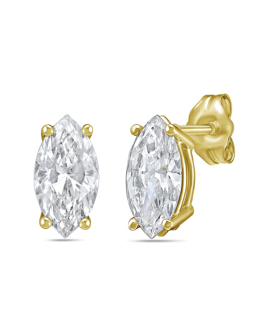 Diana M Lab Grown Diamonds 14k 12.00 Ct. Tw. Stud Earring