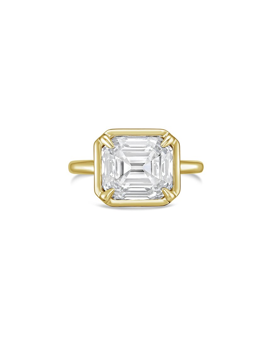 Diana M Lab Grown Diamonds Lgasbz6-yg In Gold