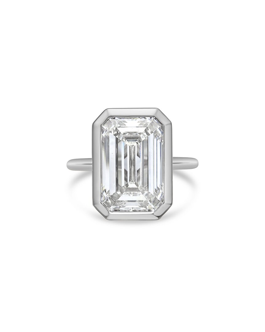 Diana M Lab Grown Diamonds Lgembz10-plat In Metallic