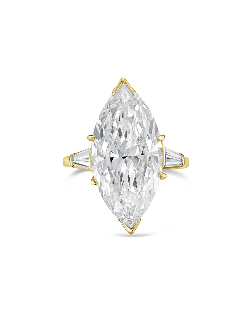 Diana M Lab Grown Diamonds 18k 13.00 Ct. Tw. Three-stone Ring In Gold