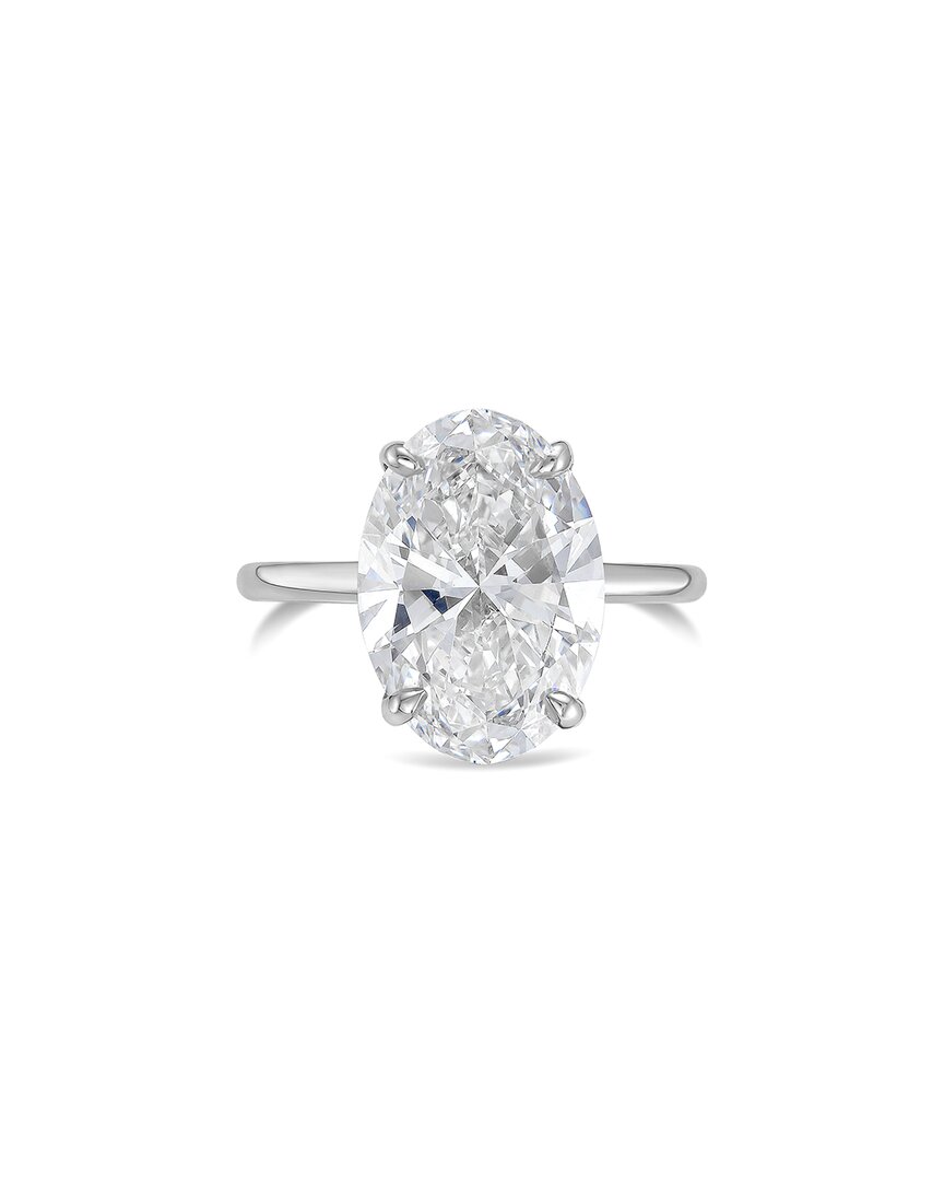 Diana M Lab Grown Diamonds Lgovsol3-wg In Metallic