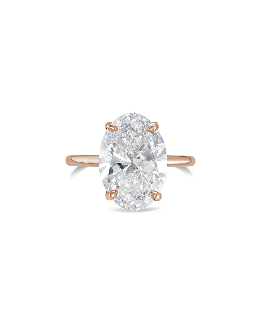 Diana M Lab Grown Diamonds 14k 5.00 Ct. Tw. Solitaire Ring