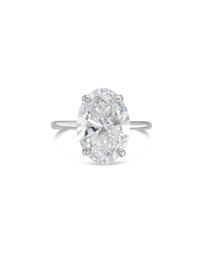 Diana M Lab Grown Diamonds Lgovsol4-wg In Metallic