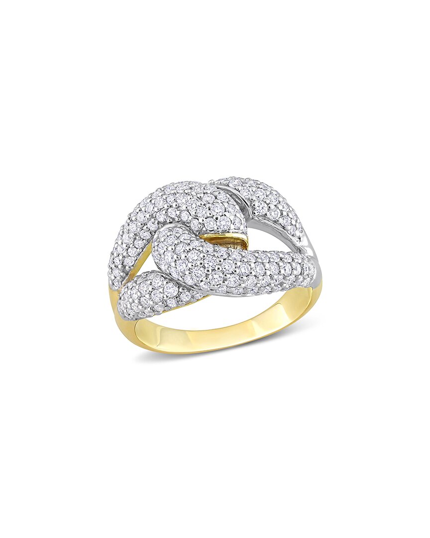 Diamond Select Cuts 14k 1.40 Ct. Tw. Diamond Knot Cluster Ring