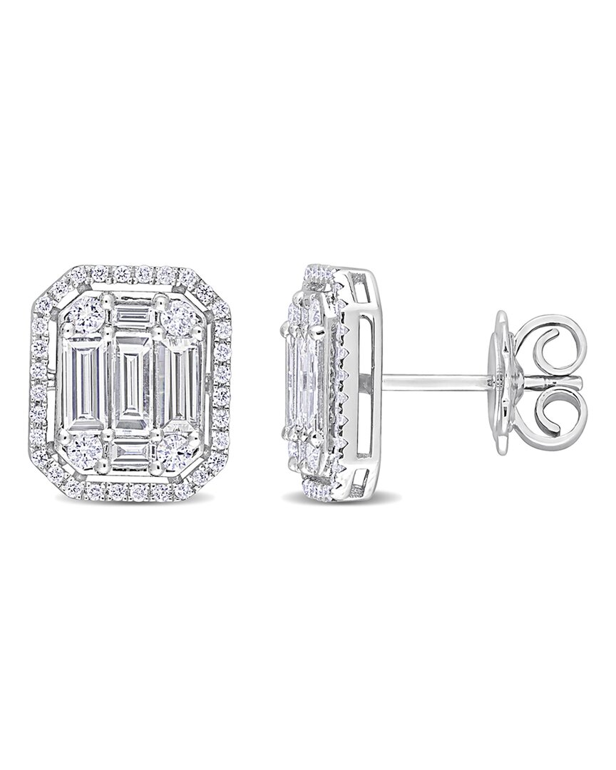 Diamond Select Cuts 14k 1.50 Ct. Tw. Diamond Cluster Earrings