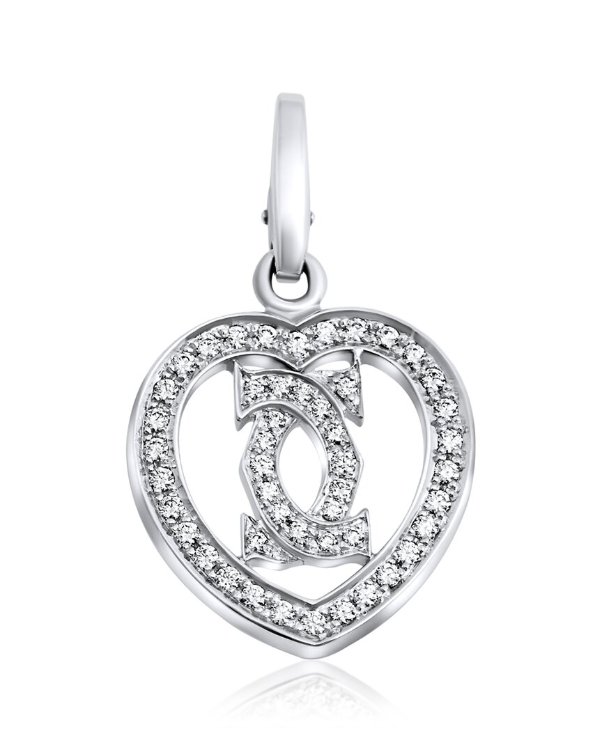Cartier 18k 0.48 Ct. Tw. Diamond Heart Charm Pendant