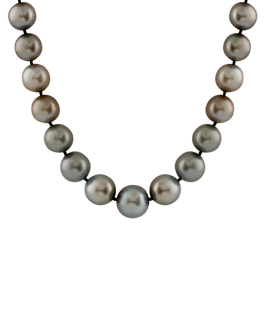 Shop Splendid Pearls 14k White Gold 10-14mm Tahitian Pearl Necklace