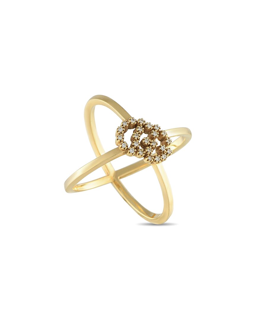 Gucci 18k Running Ring (authentic Pre-loved) In Gold