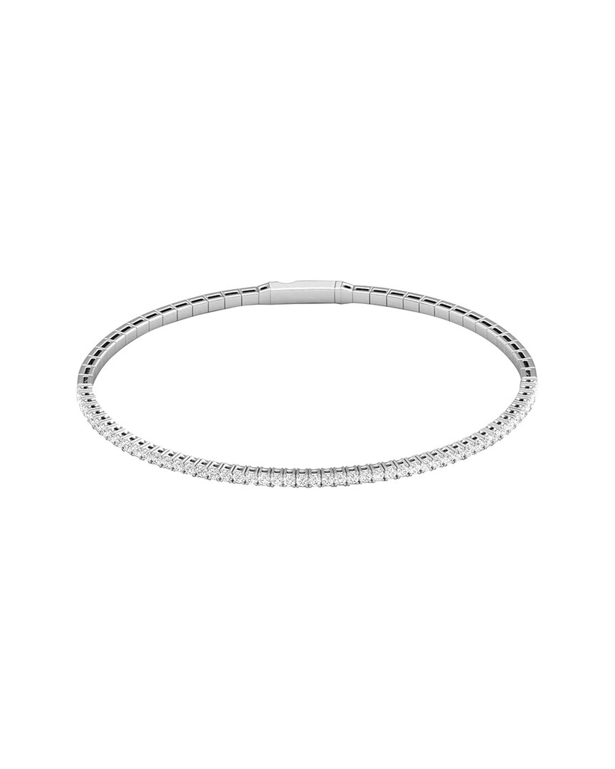 Lab Grown Diamonds 14k 7.00 Ct. Tw. Lab-grown Diamond Bracelet In Metallic