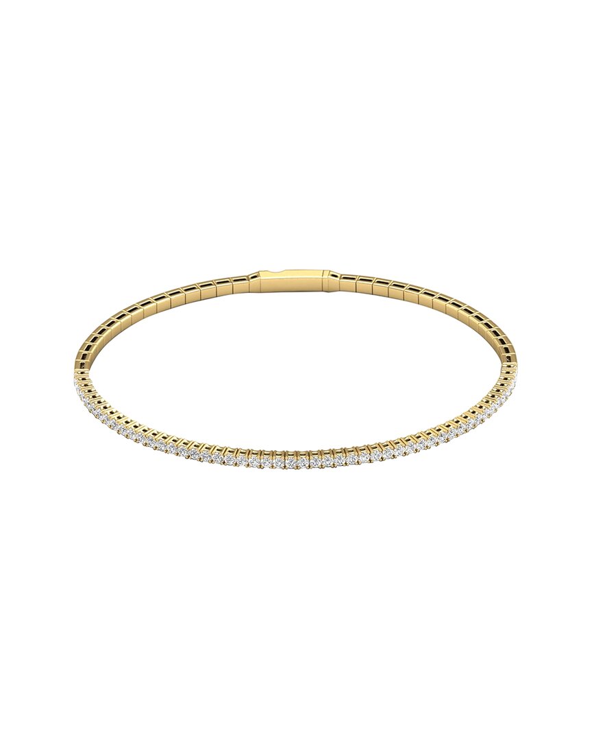 Lab Grown Diamonds 14k 1.50 Ct. Tw. Lab-grown Diamond Bracelet In Gold